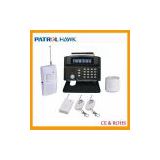 voice intercom LCD display and keypad gsm wireless burglar security home alarm system with CE& Rohs certificate