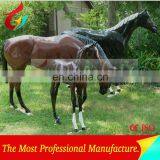 Artificial Outdoor Playground Rides Fiberglass Horse thumbnail-2