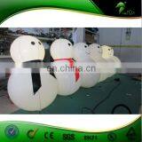 Advertising Inflatable Air Blown Products / Super Quality Inflatable Christmas Snowman With Led Lighting For Decoration thumbnail-2