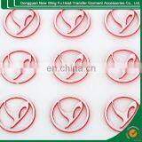 Custom T-shirt Garment 3d Heat Transfer Silicone Label