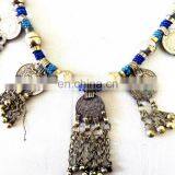 Afghani Vintage Handmade Necklace-Handmade Costume Necklace Set thumbnail-5