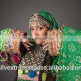 TRIBAL KUCHI AFGHAN ANTIQUE LADIES WEDDING DRESS