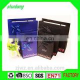 2015 CUSTOM DESIGN PAPER BAG WITH BOW TIE HOT FOIL STAMPING