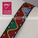 Fashionable jacquard ethnic ribbon trim for clothes