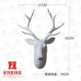 Creative Nordic Style Retro Simulation Animal Deer Head Wall Hanging Decorations Indoor Crafts Decoration Wholesale Market thumbnail-5