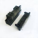 Amphenol FCI PwrBlade,4 Power, 24 Signal Contacts, 4 Row, Right Angle PCB Socket, Through Hole thumbnail-3