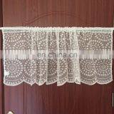 Embroidery Floral Sheer Curtains Door for Small Window Curtain thumbnail-3