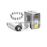Spindle Cnc Router 2.2kw 220V Air Cooled Spindle Motor + 220v Vfd/ Inverter +80mm Clamp +ER20 Collects