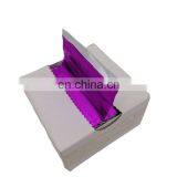 Purple Pink Embossed Custom Pattern Hairdressing Foil Sheet Roll With Color Box thumbnail-2