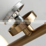 Современный золотой новый дизайн домашнего декора. Простой стеклянный шар, настольная или настенная лампа thumbnail-7