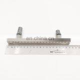 304 Stainless Steel 128mm Center Distance Polished Shower Glass Door Handle thumbnail-2