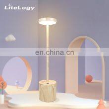 Modern Cordless Hotel Bed Side Ceramics Table Lamp