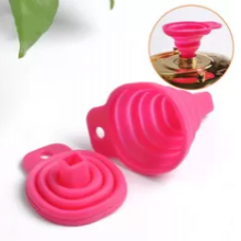Food Grade Silicone Long Neck Folding Funnel thumbnail-4