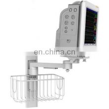 good quality aluminum Patient monitor wall stand for hospital and clinic