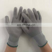 Factory Price General Purpose 13Gauge Machine Knitted Industrial Safety White PU Coating Gloves thumbnail-2