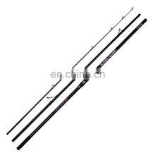 4.2m 13.78ft Rods White Black Carbon 3 Sections Metal Reel Seat Surf Fishing Poles thumbnail-1
