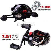 Amazon 17+1 7.2:1 шариковые подшипники, высокоскоростной удилище-кастер с магнитной тормозной системой, тяговоая способность 10 кг thumbnail-1