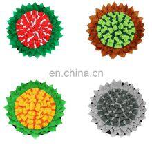 Supplies Flower Design Feeder Indestructible Wooly Pet Suction Cup Sunflower Snuffle Mat thumbnail-4