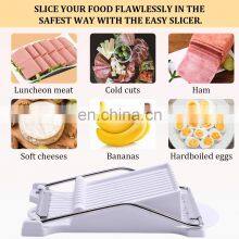 Luncheon Meat Slicer, Boiled Egg Fruit Soft Cheese Slicer Cutter, Stainless Steel Wires, Cuts 10 Slices thumbnail-3