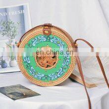 High Quality Rattan Bag Style Bohemian New Design Bali Handbag Beach Bag Straw WOven Wholesale thumbnail-2