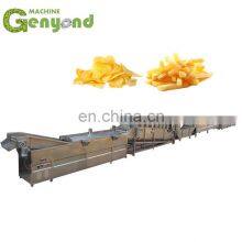 Fully Automatic Frozen French Fries Production Line Fresh Potato Chips Making Machine Price For Factory thumbnail-3