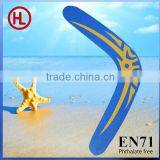Custom Made Promotional Wooden Boomerang With Logo/business Gift/outdoor Toys