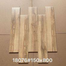 Hot Selling Good Quality 150X800mm Glazed Porcelain Floor Wooden Tile thumbnail-2