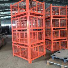 Storage Cage; Heavy Metal Storage Box ; Stackable Turnover Box Foldable Turnover Box thumbnail-5
