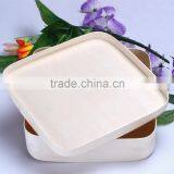 2016 Wholesale Poplar Bark Green Safety Soft Wood Food Box Fast Food Box thumbnail-3