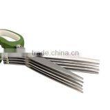 FDA Approved Stainless Steel Multifunctional Magnetic Kitchen Multi-purpose Shears Scissors 5 Layers Herb Scissors thumbnail-5