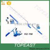 New Portable Pocket Mini Aluminum Alloy Fish Pen Shape Fishing Rod Pole + Reel Quality Choice