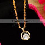 Wholesale Charm Necklace Circle Gold Necklace Popular Pendant Necklace thumbnail-3