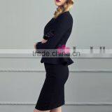 High Quality Ladies Elegant Formal Formal Skirt and Blouse Office Formal Wear Women thumbnail-2