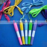 2014 Mini Plastic Ball Pen With Colorful Lanyard for Promtoion