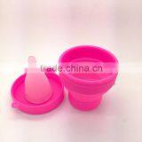 Factory Direct Silicone Folding Cup thumbnail-6