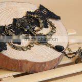 Jewelry Lace Bracelet With One Chain Ring thumbnail-5