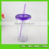 16OZ Double Wall Plastic cup W Removable Bottom ,2014 NEWS!