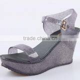 2016 Best Selling Plastic Ladies Shoes Fashion Pvc Jelly Shoes Straps Wedge Melissa Shoes Ss16 thumbnail-4