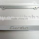 Custom Engraved Stainless Steel License Plate Frames Drop Shipping Available thumbnail-1