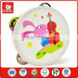 Safe EN71 Standard Kids Like Rabbit Play Gutar Animal Band Tambourine Miniature Musical Instruments Modern Toys for Children thumbnail-1