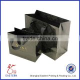 Customized black paper bag