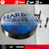 Customized advertising customized waterproof round external light box
