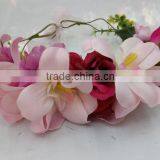 Wholesale Fashion Tiara Flower Crown Headband Women Wedding Hair Crown Handband Girls thumbnail-1