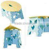 Plastic Oval Foldable Stool Folding Step Stool