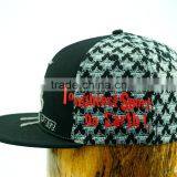 Wholesale Custom Flat Brim Spandex Cottot Flex Fit Hats thumbnail-3
