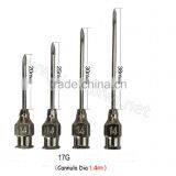 WJ307 13mm Hub Luer Lock SS Cannula Veterinary Needles thumbnail-3