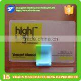 Hight Quality Promotional Plastic Transparent Business Card With Matte