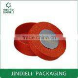 Round Red Paper Food Packaging Box for Gift