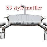 Aftermarket Car Exhaust Muffler Tips for Audi 2013 A3 S3 which in hot sale