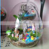 Glass Terrarium Elegant Glass Vase Nice for Home Decorations thumbnail-2